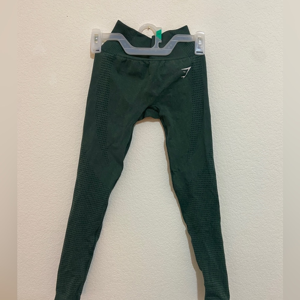 Green gymshark leggings